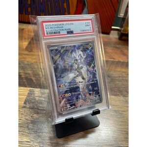 Pokemon N's Reshiram Illustration Rare 167/159 2025 JTG EN PSA 9 Mint Graded